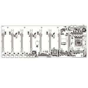 OEM 3865u Bo mạch chủ 8 PCIe khe cắm hỗ trợ 8 GPU đôi DDR3 Bộ nhớ kênh 55/60/65/70 Pitch đồ họa Intel Sản phẩm mới mSATA - Product Image 4