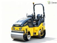 Rouleau vibratoire tandem à double tambour BOMAG BW120 de 3 tonnes d'occasion, conforme aux normes EPA |   Compresseur d'asphalte avec moteur Kubota EURO 5, puissance 30 kW