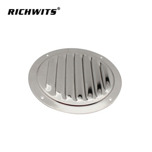 Grille <span class=keywords><strong>d</strong></span>'aération en acier inoxydable 316 de qualité marine supérieure, finition polie, design anti-éclaboussures à persiennes, quincaillerie marine pour yacht et bateau - Product Image 2