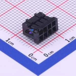 DF11-8DS-2C Housing (Wire-to-Board / Wire-to-Wire) P=2mm Connector ( Jack Structure: 2x4P )( Pitch: 2mm )( Row Spacing: 2mm ) - Product Image 2