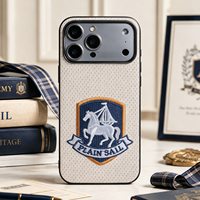 Coque de protection personnalisable avec motif brodé pour iPhone 18 Pro Max, compatible avec les coques de téléphone iPhone 17, 16, 15, 14