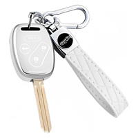 Schlüsselanhänger-Hülle aus TPU, kratzfest, für 2003–2015 Accord Fit Civic EX CR-V Pilot Ridgeline Element Remote Smart