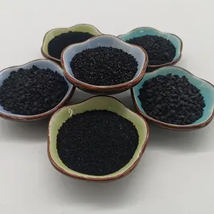 Venta al por mayor pista de juegos a granel Precio de relleno de césped de pellets de goma negra absorbente de golpes material resistente al desgaste partículas de goma