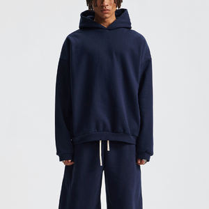 Sweat-shirt surdimensionné de haute qualité 100% coton 400 g/m², streetwear, logo personnalisé, impression en relief - Product Image 4