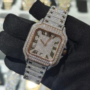 Reloj Automático de Lujo con Incrustaciones de Diamantes, Estilo Hip Hop, para Hombre, con Diamantes Moissanite VVS, Pasa el Test de Diamantes - Product Image 5