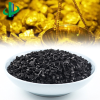 Charbon actif granulaire 6*12 mesh pour la récupération de l'or dans les produits chimiques d'extraction aurifère