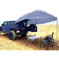 Pare-soleil portable anti-UV, léger et étanche, pour l'extérieur, suv pliant, arrière de voiture, auvent de tente pour le camping
