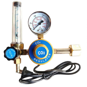 Regulador de CO2 Calentado con Medidor de Flujo, Regulador Eléctrico de Presión de Dióxido de Carbono para Aireadores de Máquinas de Acuicultura - Product Image 3
