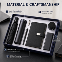 Coffret Cadeau d'Affaires Personnalisé A5 avec Stylo, Porte-Cartes, Journal, Boîte de Rangement – Idées de Nouveaux Produits pour Coffrets Cadeaux de Bureau Personnalisés