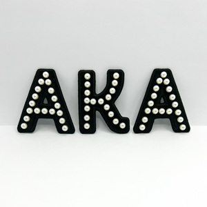 <span class=keywords><strong>Hesus</strong></span> Amazing Custom Alle Arten von Pearl Letter 3M Aufkleber Stickerei Patch - Product Image 1