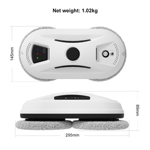 Nettoyeur de vitres électrique puissant, détection intelligente des bords, fonctionnement mains libres, nettoyage en profondeur des fenêtres du sol au plafond, livraison rapide - Product Image 4