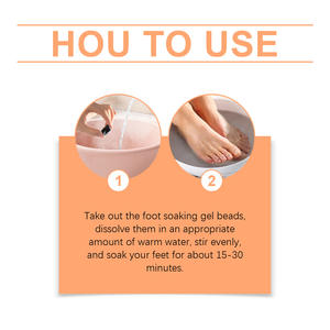 Cuentas de baño de pies para pedicura a base de hierbas Cuidado hidratante Cómodo Desintoxicación de la piel del pie Cuentas de baño de pies - Product Image 3