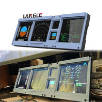Plataforma de Software de Simulación de Vuelo para Airbus A320, Equipo Periférico de Control, Periféricos de Juego de Vuelo Simulado, Pantalla LCD