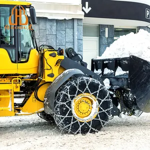 Corrente de neve para caminhão bohu, corrente de neve tsd totalmente fechada antiderrapante