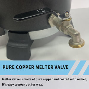 Kit per la produzione di candele in cera di soia candela profumata fai-da-te che fa il bollitore scaldino per pentole forniture macchina per la fusione della cera - Product Image 5