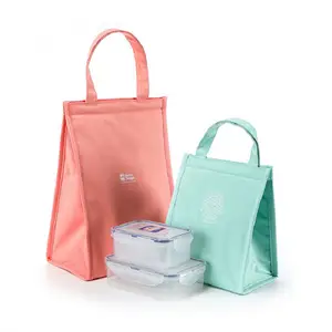 Wholesale Insulated Ice Cream Cooler Bags Portable Lunch Bag Thermal 600d Polyester Insulated Cooler Lunch Bags