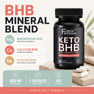 Etiqueta Personalizada Shecome, Suplemento Dietético Keto, Apoyo para el Control de Peso para Hombres y Mujeres, 60 Cápsulas Keto BHB - Product Image 3