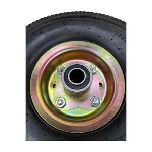 उच्च गुणवत्ता 10 इंच न्यूमेटिक कृषि रबर टायर 3.50-4 आकार बनाए गए लॉन मोवर हैंड ट्रॉली पहियों के लिए टिकाऊ पॉलीयूरेथेन - Product Image 2