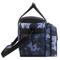Sac isotherme de pique-nique portable pour 4 personnes avec couverts, grand compartiment, réutilisable, pour l'été