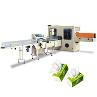 Machine d'emballage de papier contrôlée par PLC, machine d'emballage de film nylon, machine de scellage de serviettes en papier pour serviettes de toilette