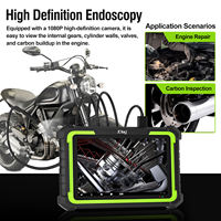 Escáner OBD2 para Motocicletas Jdiag M400 PRO, Kit de Reparación para Kawasaki Harley Davidson, Lector de Códigos de Error