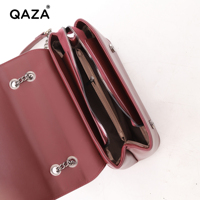 Set Tas Selempang Wanita Elegan Bahan Kulit PU, Tas Lipat Keras dengan Dompet, Desain Minimalis, Tas Tangan Wanita