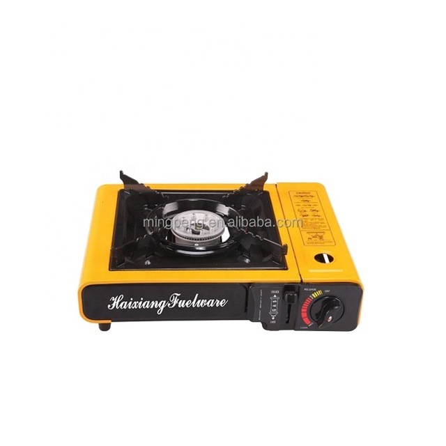 Camping Kitchen Outdoor Aluminum Portable Mini Gas Stove With Carrying Case