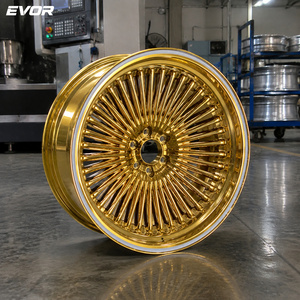 EVOR 钢丝轮复古钢圈适用于凯迪拉克定制26x9 26x10轮毂辐条 - Product Image 6