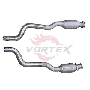 ท่อร่วมไอเสียแบบ High-Flow Catted Exhaust Manifold รุ่น Vortex 304 สำหรับ Jaguar F-Type F-Pace 3.0L V6 ปี 2013-2023 พร้อมแผ่นกันความร้อน ไม่แสดงไฟเตือน Check Engine - Product Image 2