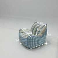Fauteuil Bébé Confortable en Gros, Chaise Animale de Dessin Animé Moderne Pliable, Canapé Écologique en Forme de L pour Hôtels et Salles de Bain