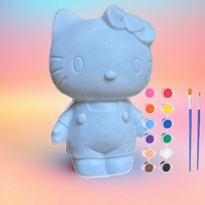 Suministros DE ARTE 20cm dibujos animados el monstruo DIY pintura muñeca en blanco dinero Banco DIY figura modelo pintado Graffiti ornamento regalo - Product Image 1