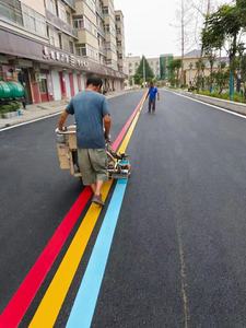 طلاء علامات الطرق عالي الانعكاس قوي الالتصاق سريع الجفاف أبيض/أصفر طلاء حراري مسحوق مظهره حراري اللزوجة - Product Image 5