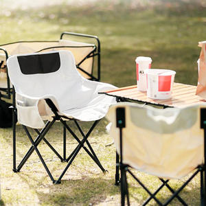 Silla Plegable Portátil Zehink Moon Chair ZT-051 de Tela Oxford para Exteriores, <span class=keywords><strong>Camping</strong></span>, Playa, Pesca, Dibujo <span class=keywords><strong>y</strong></span> Ocio - Product Image 3