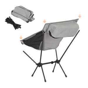 Silla Plegable de Aluminio Ultraligera para Acampar al Aire Libre, Personalizada e Impresa, con Bolsa de Almacenamiento - Product Image 2