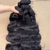 Extensions de cheveux humains ondulés naturels de qualité supérieure, lisses et soyeux, style indien, brésilien, birman, vente en gros