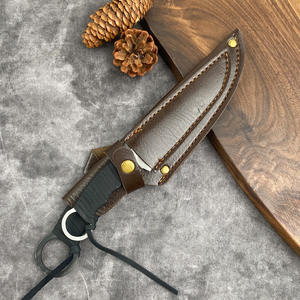 <span class=keywords><strong>Couteau</strong></span> droit portatif de forgeage de fruits pointus de dureté élevée d'extérieur Camping Double <span class=keywords><strong>couteau</strong></span> droit - Product Image 3