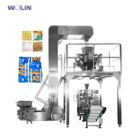 Nouvelle machine de remplissage, peseur automatique, riz, sel, graines, avoine, haricots, amandes, petits grains, 10g-2kg, peseur linéaire à 6 têtes