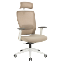 Chaises de bureau ergonomiques pivotantes en maille pour cadres, avec appui-tête, pour la maison et le bureau - Vente en gros