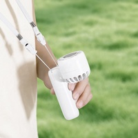 Ventilateur portable électrique pliable à trois vitesses, rechargeable par USB, pour l'extérieur, l'été, résistant au vent fort, pour la maison, modèle 2026