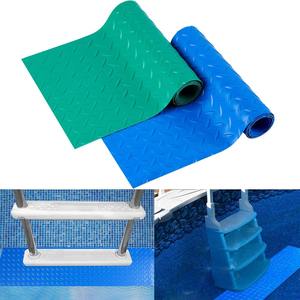 Alfombrilla de PVC antideslizante impermeable, patrón de onda de espiga azul, diseño de moneda, pisada de escalera de <span class=keywords><strong>piscina</strong></span> de cobre para comercio exterior - Product Image 2