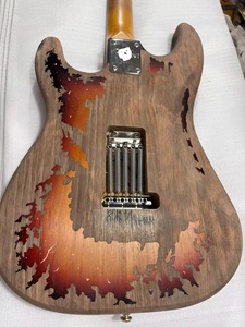 Chất lượng cao tuổi Guitar điện bởi STEVIE ray vaughan Alder cơ thể với gỗ hồng mộc Fingerboard Maple trên trở lại/Bên miễn phí vận chuyển - Product Image 3