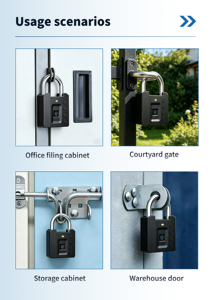 Cadenas <span class=keywords><strong>antivol</strong></span> IP67 durable à succès – Verrouillage intelligent <span class=keywords><strong>U</strong></span> avec déverrouillage par application et empreinte digitale pour vélo, <span class=keywords><strong>moto</strong></span>, scooter, e-bike, <span class=keywords><strong>porte</strong></span> - Product Image 3