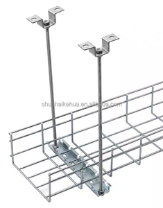 Support de selle mural en forme de U pour suspension articulée en acier galvanisé pour plafonnier - Product Image 5