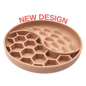 Plato <span class=keywords><strong>de</strong></span> Alimentación Lenta Antiasfixia con Diseño <span class=keywords><strong>de</strong></span> Panal <span class=keywords><strong>de</strong></span> Abeja, Tapete <span class=keywords><strong>de</strong></span> Lamer Desmontable con Succión Segura, <span class=keywords><strong>para</strong></span> <span class=keywords><strong>Perros</strong></span> y Mascotas, con Logotipo 3D Personalizado - Product Image 2
