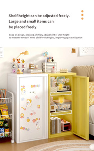 <span class=keywords><strong>Armario</strong></span> Metálico Contemporáneo Multicolor de Acero Laminado en Frío con 3 Cajones, Gabinete de Almacenamiento Duradero para Uso Comercial, Personalizable al por Mayor - Product Image 3