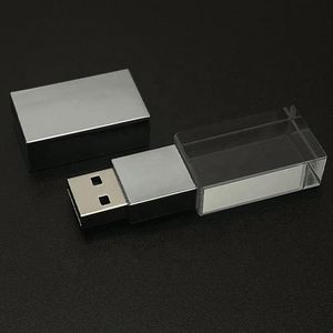 Memoria USB de Cristal Transparente Rectangular, Memoria USB Original, Regalo de Boda, Pen Drive - Product Image 4