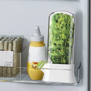 Wholesale Herb Saver for Refrigerator Vegetable Preserving Bottle Fresh Cilantro Container Kitchen Storing Tool - Product Image 2