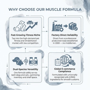 Suplemento de Aminoácidos para Aumentar Masa Muscular en Mascotas, Golosinas Blandas para Perros y Gatos, Marca Privada Personalizada, Venta al Por Mayor OEM - Product Image 2