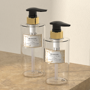 Ofertas Destacadas Runxuan: Envases Cosméticos Vacíos de 500 ml para Cuidado de la Piel, Botellas de Plástico PET de 600 ml con Bomba para Champú, Bronceador y Aceite Corporal - Product Image 3