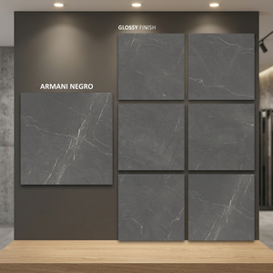 Azulejos de Porcelana Digitales Antideslizantes Gris Ónix Infinito de 800x800 mm, Diseño de Suelo Gris Ónix - Product Image 6